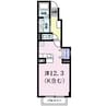 エスポワールＢ 1Kの間取り