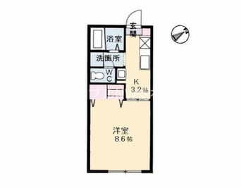間取図 グリーンハイツ味野