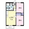 ブランカドゥボナール 2LDKの間取り