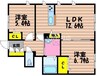ジャルダン 2LDKの間取り