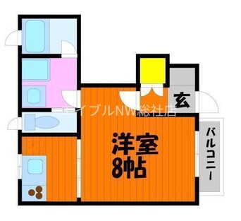 間取図 ライフエール中庄