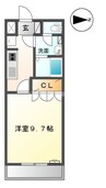 アイディールＮ 1Kの間取り