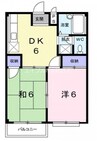 エルディム倉敷Ａ 2DKの間取り