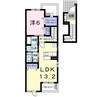 コンフォート東塚Ｇ 1LDKの間取り