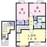 メゾン　オーブＢ 2LDKの間取り