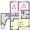 メゾン　オーブＢ 2LDKの間取り