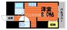 エストレーラ倉敷 1Rの間取り