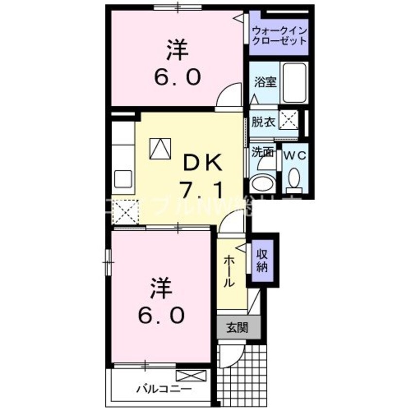 間取図 シーネックＢ