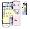 アメニティ－１４１　Ｂ 2LDKの間取り
