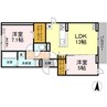 カンパニュラ 2LDKの間取り