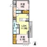 カンパニュラ 2LDKの間取り