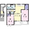 ネオ　グランジェ 2LDKの間取り
