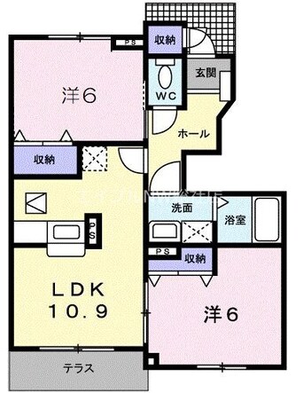 間取図 バーシア　ライシャス