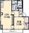 サンフォルテ　B棟 1LDKの間取り