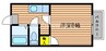 アルカディア総社 1Kの間取り