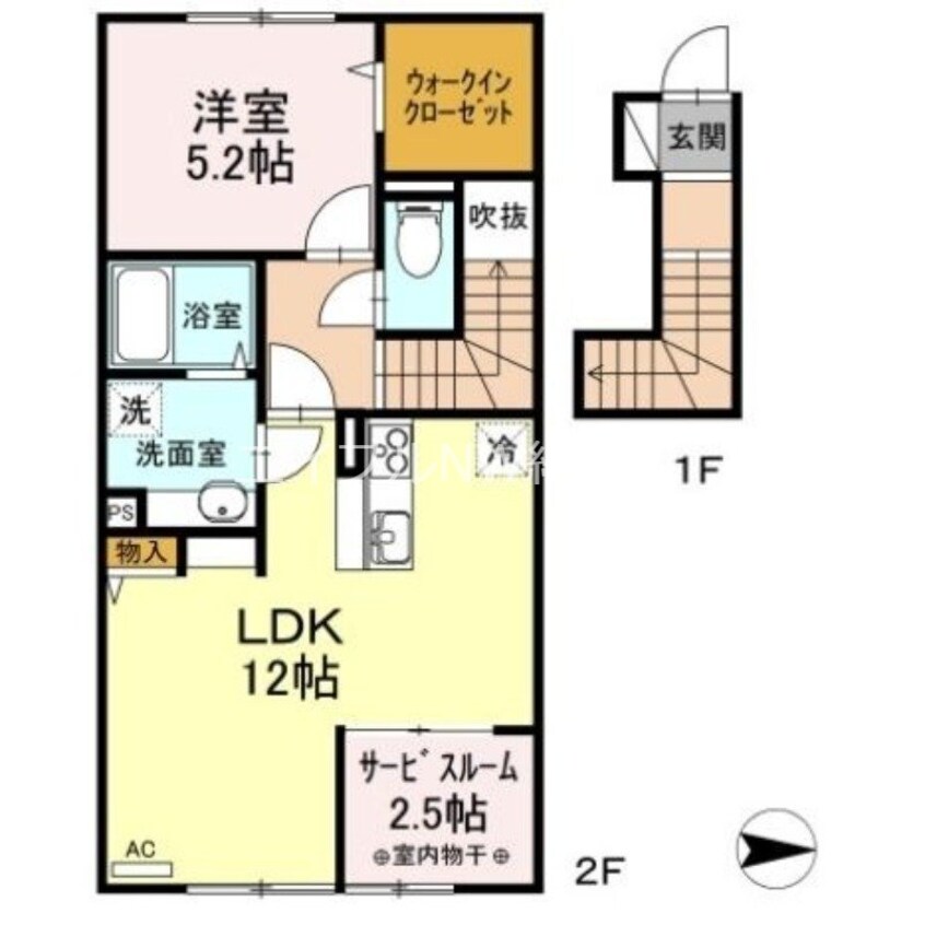 間取図 アセーボⅣ