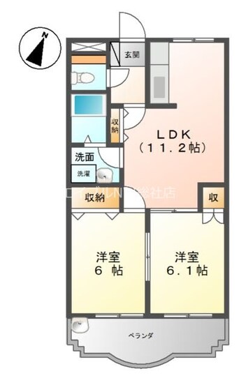 間取図 ロジュマン