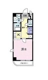 ニューメゾン森安 1Kの間取り