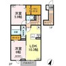 プラントC 2LDKの間取り