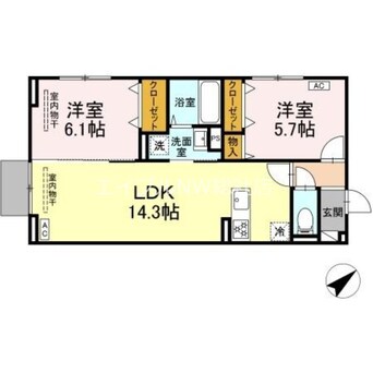 間取図 HOPE　LODGE　K