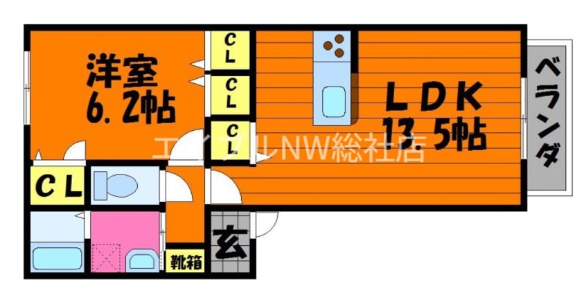間取図 ひまわりＥ