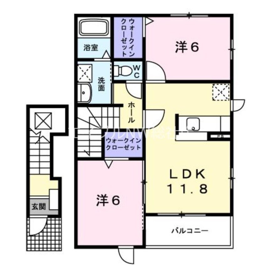 間取図 Ｆａｍｉｌｌｅ　Ｃ