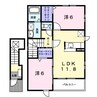 Ｆａｍｉｌｌｅ　Ｃ 2LDKの間取り