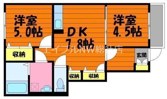 間取図 Bonheur H