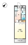 コーポＪＩＮ 1Kの間取り