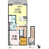 エルドール 1LDKの間取り