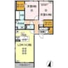 ガーデン　ラピッズ　 2LDKの間取り