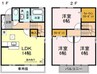 プランク・ラヴィーン　B棟 3LDKの間取り