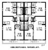 仮）総社市駅南AP1 2LDKの間取り