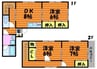 メゾウッド中原 3DKの間取り