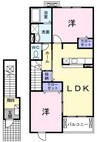 スクエア・レジデンスＢ 2LDKの間取り
