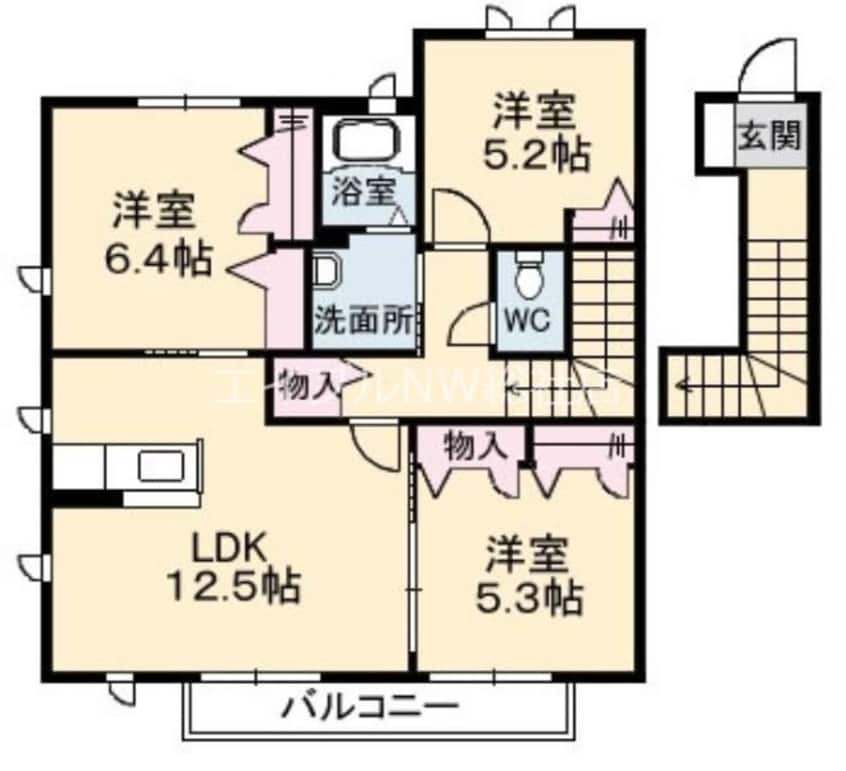 間取図 シェリール　Ａ棟
