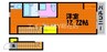 ソフィスコート総社駅南 1Rの間取り
