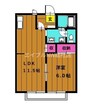 セレーノカーサ 1LDKの間取り
