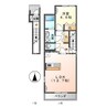 サンシャイン　ＪＩＮ 1LDKの間取り