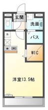 ハピネスオリーブ 1Rの間取り