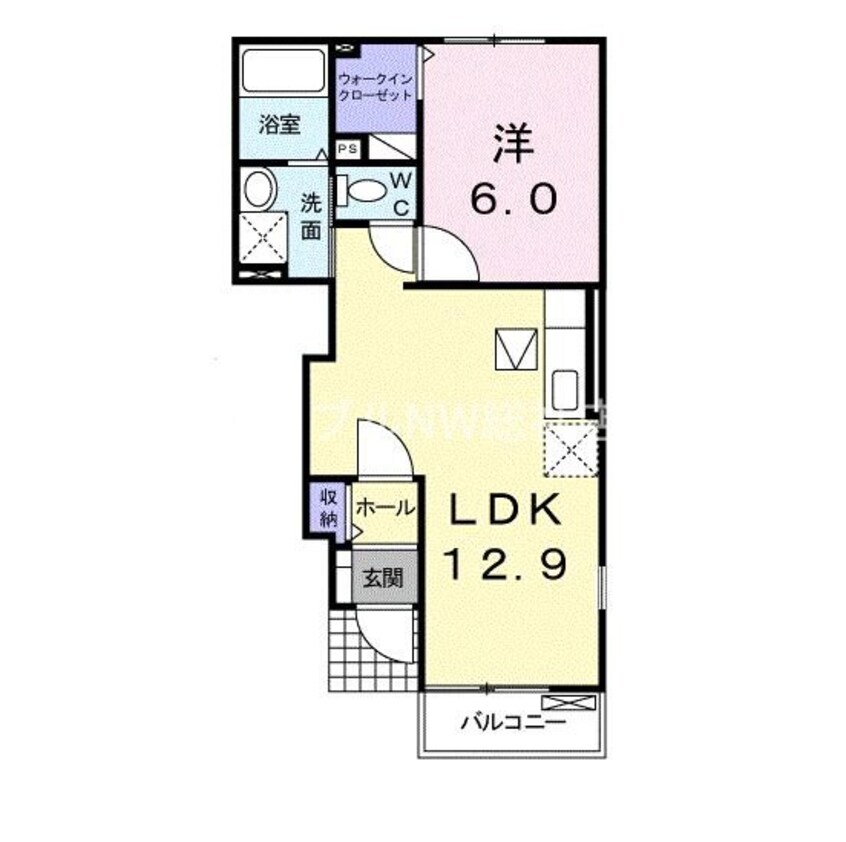 間取図 ルミネ長田Ａ