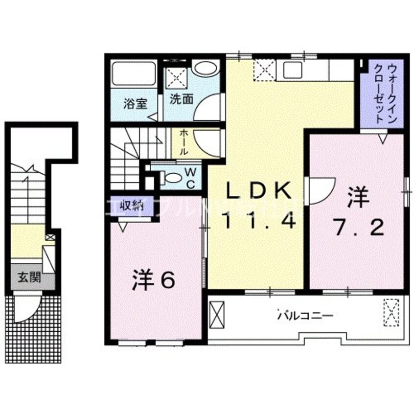 間取図 クレッシェンド