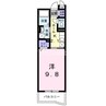プランドール 1Kの間取り