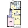 ラッフィナート 1LDKの間取り