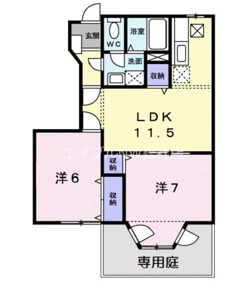 間取図 メープルピュア