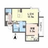 ビィアン　アテリア 1LDKの間取り