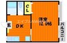 OWL 1DKの間取り