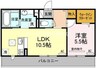 アヴァンスⅡ 1LDKの間取り