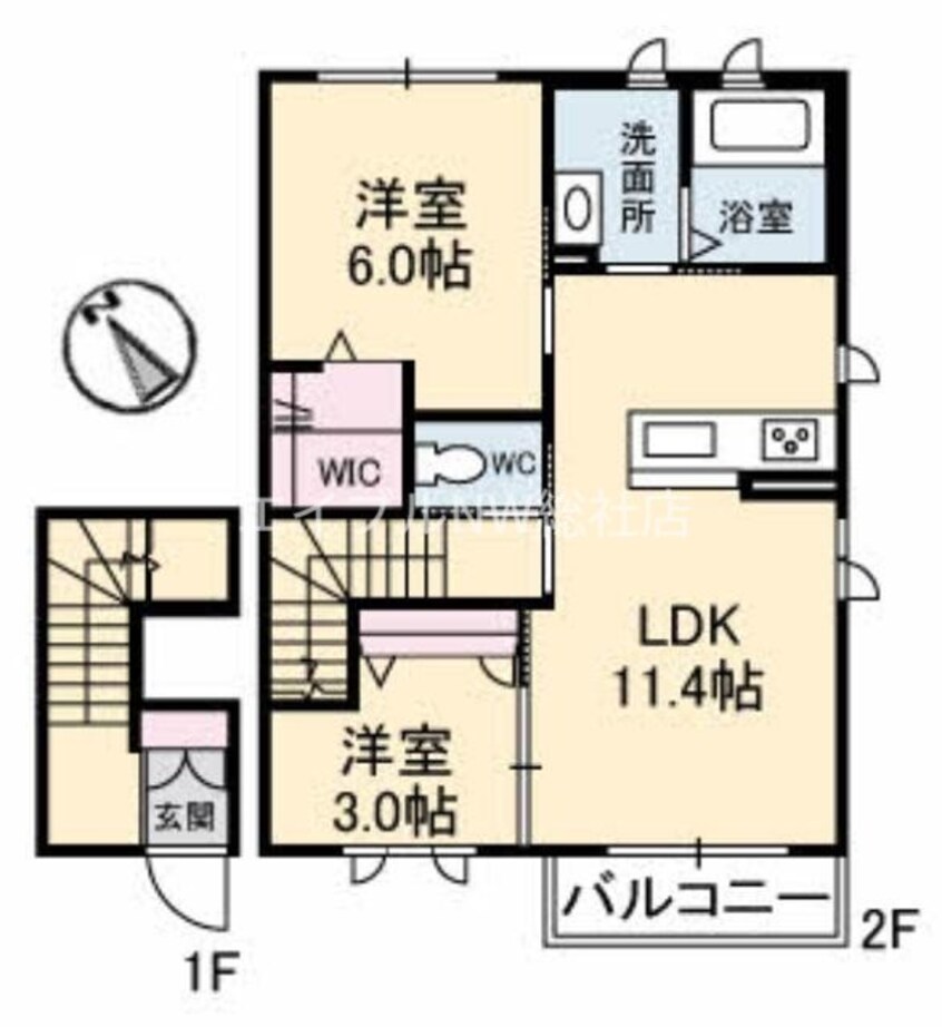 間取図 La Luce（ラ・ルーチェ）