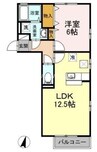 パルクエスト 1LDKの間取り